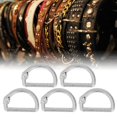 thumbnail image 4 of D Rings, Zinc Alloy Wide Application Small D Rings  For Luggage For Bag For Backpack Gold,Silver,Gray,Bronze, 4 of 8