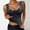 Black, variant on Tank Top for Women V Neck Lace Camisole Tops Gold