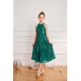 thumbnail image 2 of Vestido GRACE KARIN para niñas, Navidad, 12 años, con lentejuelas, 2 of 8