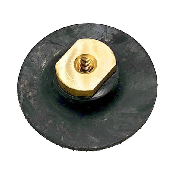Almohadillas de pulido de goma seca y húmeda M14 de 3 pulgadas Disco de molienda flexible para mármol de piedra de granito (negro)