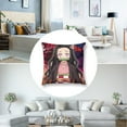 thumbnail image 4 of Kamado Nezuko Pillow Case Soft Pillow Cover Pillowcase Decorative Cushion Cover Home Decor 22 "x22 ", 4 of 8