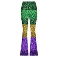 thumbnail image 5 of Gmdeguo Womens Casual Sparkly Sequin Pants High Waisted Wide Leg Palazzo Bell Bottom Dance Trousers Loose Pull On Comfy 70s Magic Glitter Disco Party Long Maxi Pants, 5 of 5