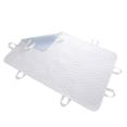 thumbnail image 3 of 2X Alèses pour Incontinence Positionnement Alèse avec Poignées pour Levage et Transfert Réutilisable Imperméable, 2 x Alèses, Blanc & Bleu, 3 of 8