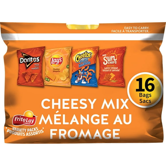 Produits assortis Frito-Lay Mélange au fromage Grignotines aromatisées 448GM