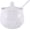 White, variant on Ceramic Sugar Container with Lid and Spoon, 200ml Salt Cellar for Pepper Spice Storage, Sugar Bowl for Kitchen Counter Storage, Dishwasher Safe (Blue and White)