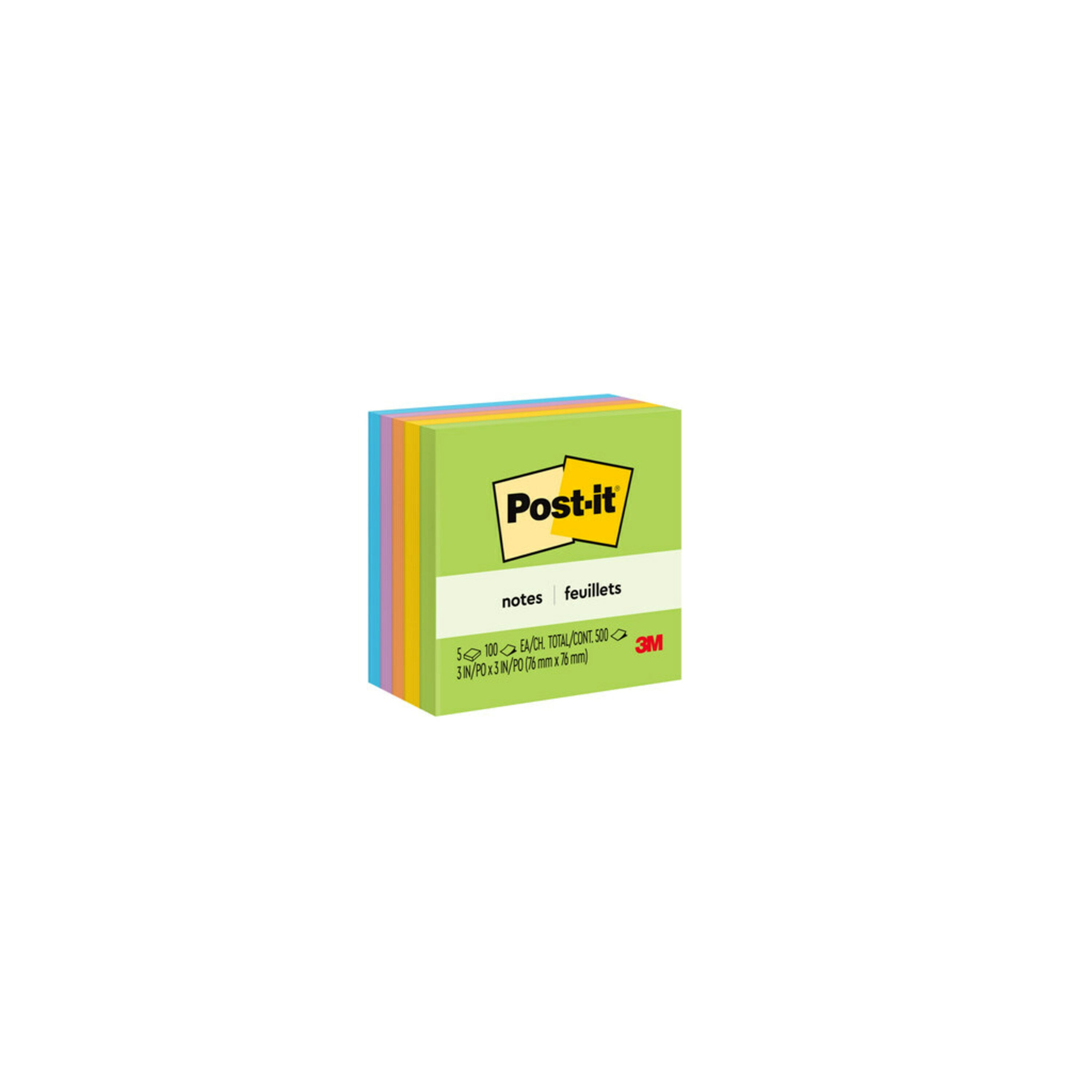 Post-it Super Sticky Notes 654-24SSAU-CP 3 in x 3 in 24 Pads 70 Sheets/Pad for sale online