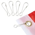 thumbnail image 4 of 10 Pcs Clip de Mât de Drapeau en Acier Inoxydable Attache de Mât de Drapeau, 4 of 8