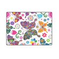 thumbnail image 3 of RYLABLUE Colorful Butterfly Throw Blanket Bed Sofa Blanket 58x80 inches, 3 of 3