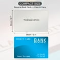 thumbnail image 2 of 0.21mm Metal Business Cards Blank Laser Engraving Aluminum Name Card, 10 Colors 300 Pack, 2 of 6