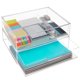 thumbnail image 1 of Cajones organizadores apilables de plástico StorI STAX Clear (juego de 2), 1 of 8