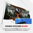 thumbnail image 2 of Fun Flags Weekend Forecast Hunting With A Chance Of Drinking Flag - Durable and Weather Resistant Hunting Flags, Vibrant Color Country Banner, 3x5 Indoor And Outdoor Flag, 2 of 5