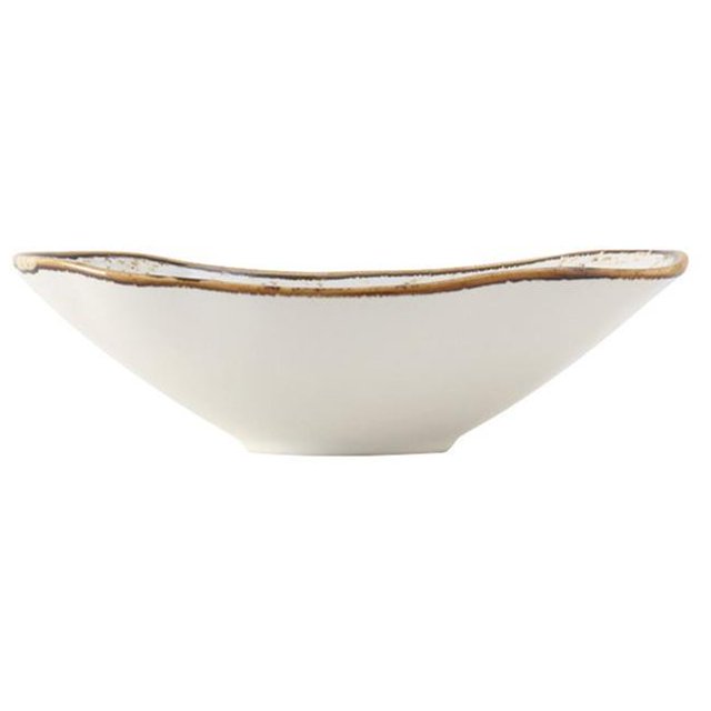 Tuxton GGA-402 11 oz Geode Agave Capistrano Bowl&44; Blanc