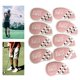 thumbnail image 5 of Cubierta de la cabeza de los hierros de golf Zulema 9Pcs cuero rosa, 5 of 8
