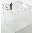 thumbnail image 3 of T'z Tagz 7 Inch Clear Acrylic Locking Donation, Ballot, Suggestion Box Display, 3 of 4