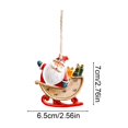 thumbnail image 3 of AZXY Christmas Tree Ornaments Hanging Decorations, Assorted Xmas Hanging Pendants for Winter Holiday Scene Decor, Indoor Home Party Mantel Window Festive Christmas Decor Supplies, 3 of 7