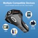 thumbnail image 2 of Cargador De Coche Adaptador de carga rápida portátil para teléfono móvil 48W 2 puertos USB QC3.0 Cargador de coche, 2 of 7
