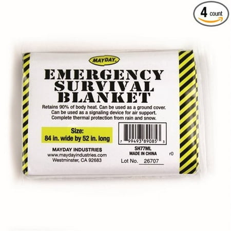 Emergency Survival Blanket, Include in your emergency kit or bug out bag By (Best Bug Out Bags For Sale)