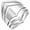 Silver, variant on Stainless Steel Chevron Style Chunky Wrap Statement Promise Anniversary Birthday Festival Party Ring