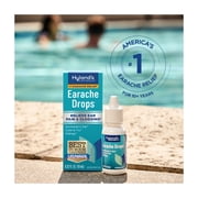 Hyland's Earache Drops, Natural Relief of Earaches & Clogging from Swimmer’s Ear, Colds, Allergies, .33 fl oz