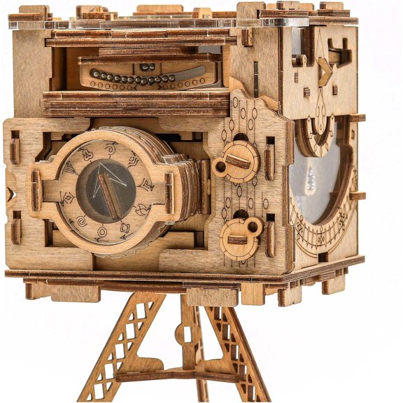 RKXQT Escape Room Game - sequential Puzzle Box - 3D Wooden Puzzle for Adults - Brain Teaser - Birthday Gift Gadget for Men and Women - Money Box