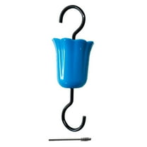 Multifunctional Hooks Hanger, Ant Guard Moats for Hummingbird Feeder Flower Insect Moat for Wild Bird Feeder with Brushes