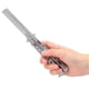 thumbnail image 3 of Professional Salon Stainless Steel Folding Practice Training Comb Hair BrushSilver, 3 of 4