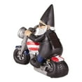 thumbnail image 2 of Summerfield Terrace BIKER GNOME SOLAR STATUE, 2 of 2