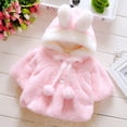 thumbnail image 4 of YDOJG Warm Coats For Girls Baby Toddler Winter Warm Coat Cloak Jacket Thick Warm Clothes For 6-9 Months, 4 of 9