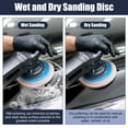 thumbnail image 5 of 70Pcs 6 Inch Wet Dry Sanding Disc Hook and Loop 400 600 800 1000 2000 3000 5000 Grit Sandpaper for Orbital Sander Sandpaper Assortment for Automotive Glass Polishing, 5 of 11