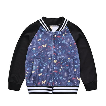 

Toddler Boys Girls Winter Long Sleeve Fashion Prints Hooded Tops Soft Coat Jacket