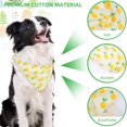 thumbnail image 3 of Bandanas para perros, paquete de 6 pañuelos para perros con diseño de frutas hawaianas de primavera y verano, pañuelos para perros, pañuelos para perros, regalos para niños y niñas, gatos, 3 of 5