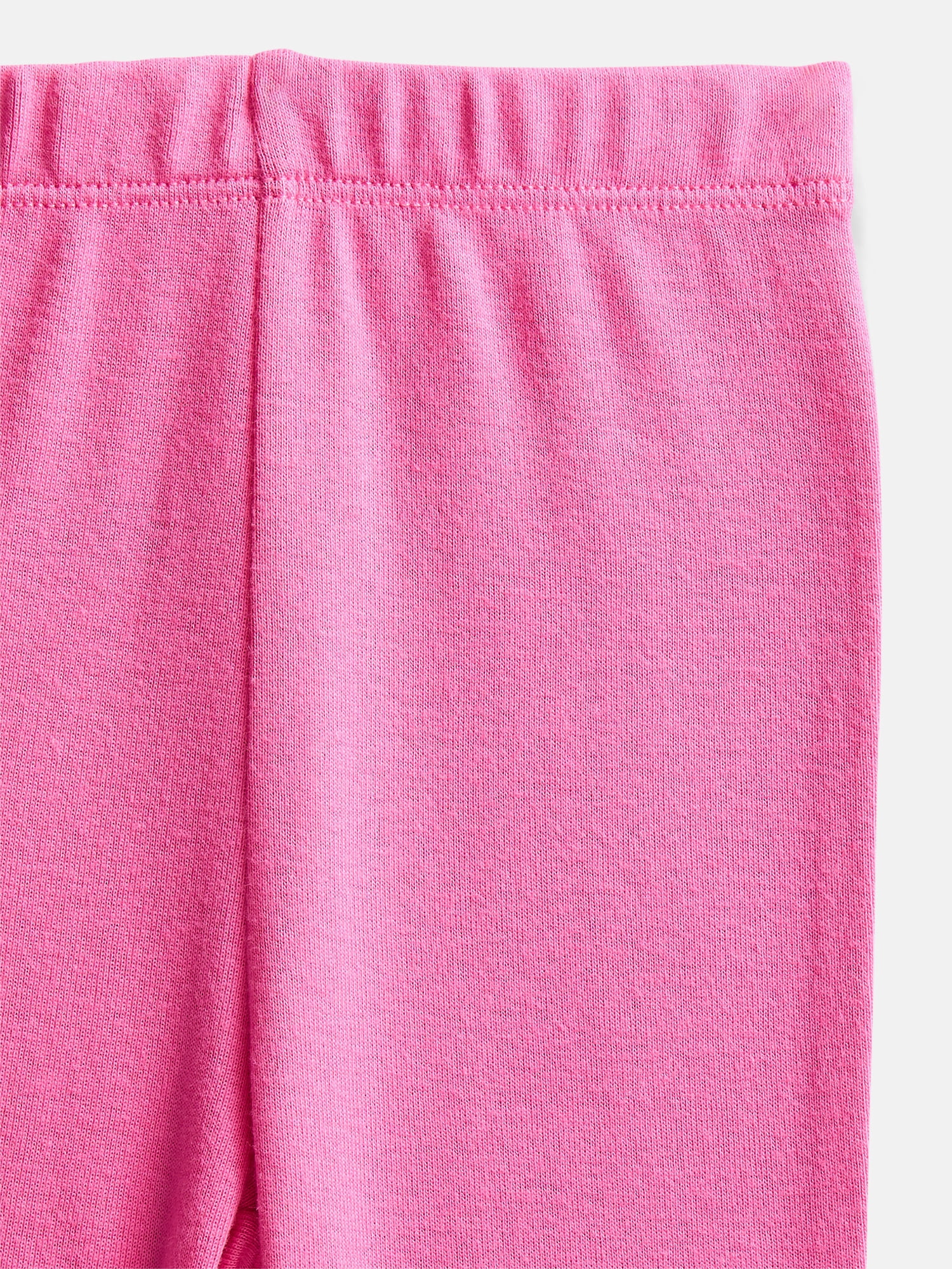 Wonder Nation Organic Cotton Baby Girls Pull-On Pants, 3-Pack, Sizes 12M-24M