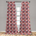 thumbnail image 5 of Ambesonne London Curtains, Retro UK Europe Travel, Pair of 28"x84", Multicolor, 5 of 5