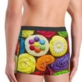 thumbnail image 5 of Disketp Brightly Colored Cupcakes Men'S Boxer Briefs,Soft And Breathable Cotton Underwear With Comfortflex Waistband, 5 of 9