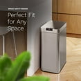 thumbnail image 3 of hOmeLabs 13 Gallon Stainless Steel Garbage Can with Touchless Motion Sensor and AC Adapter, 3 of 7