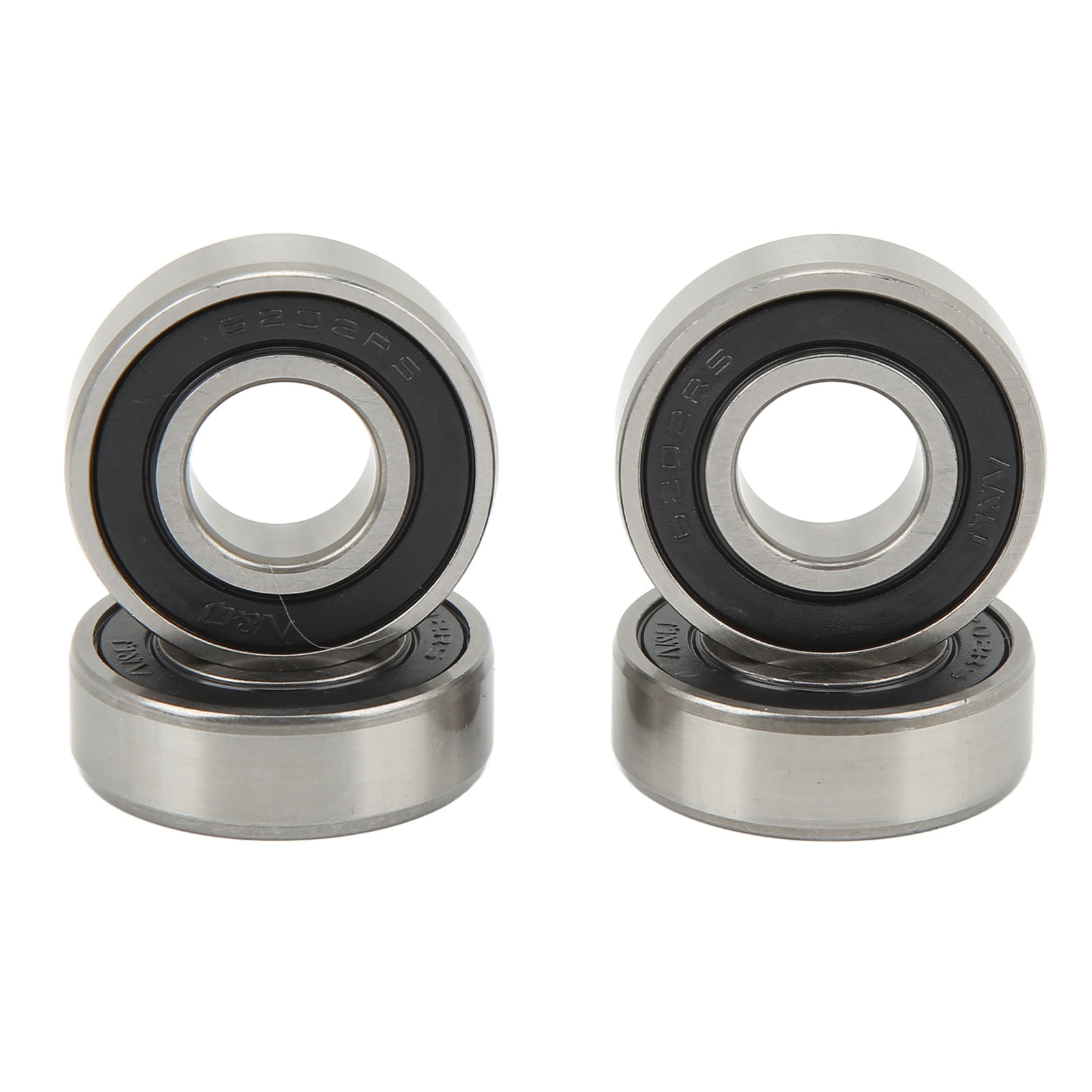 Mini Bike Wheel Bearing Front And Rear Wheel Bearings For Mini Bike Wheel Bearing Replacement For Baja Mb165 4PCs Wheel Bearing 6202 RS Steel