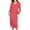 Red, variant on Naittoop Women's Nightgown Long Sleeve Round Neck Sleepwear Comfy Sleepshirts Casual Loose Nightshirt Pajama Dress with Padded