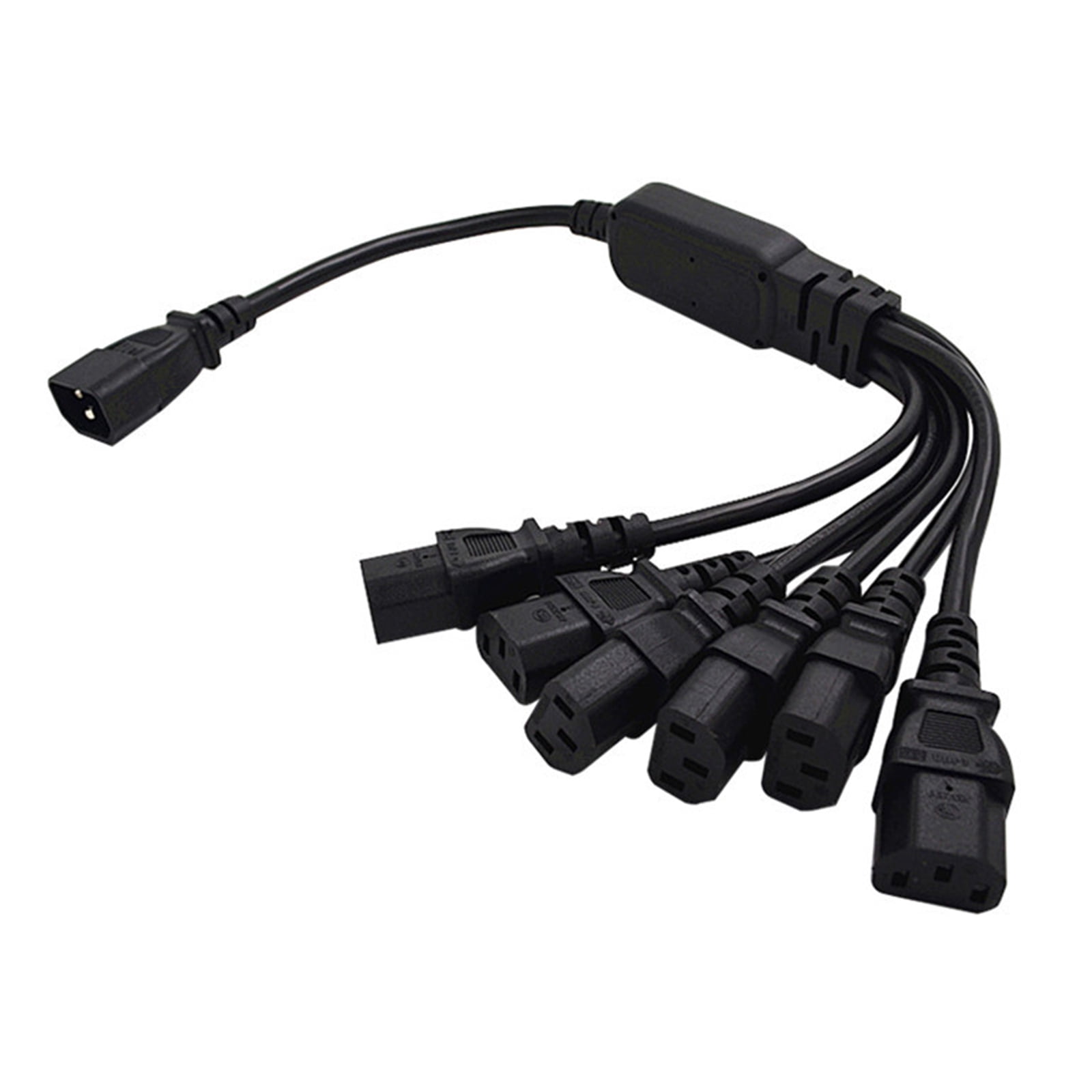 Power Cable C14 to 6xC13 Extension Cord Heavy Gauges Power Extension Cable Power Cord 10A250V Power Supplies