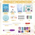thumbnail image 2 of ZYNERY 5 × Crochet Kit for Beginners,DIY Cute Penguin Knitting Kit Gift for Kids Adult,With Step-by-Step Video Tutorials,Crochet Accessories, 2 of 7