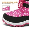 thumbnail image 3 of DREAM PAIRS Boys Girls Mid Calf Slip Resistant Faux Fur Lined Knee High Winter Snow Boots, 3 of 5