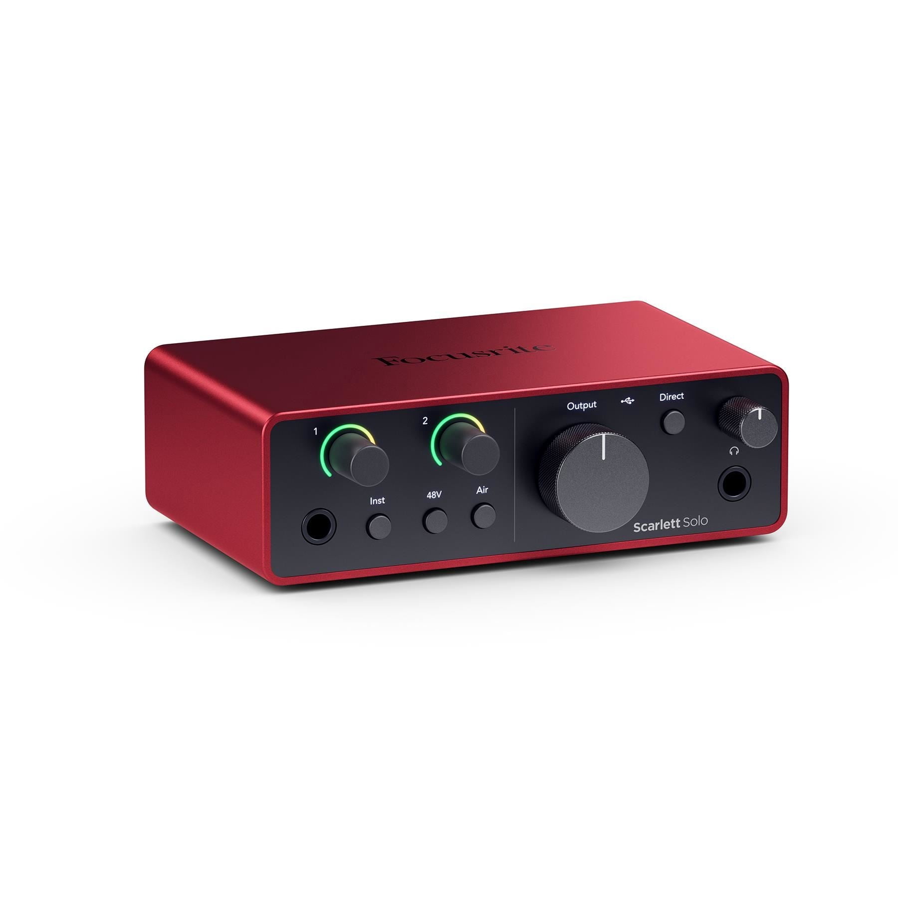 Focusrite Scarlett Solo (4th Gen) USB-C Audio Interface Bundle with XLR Cable