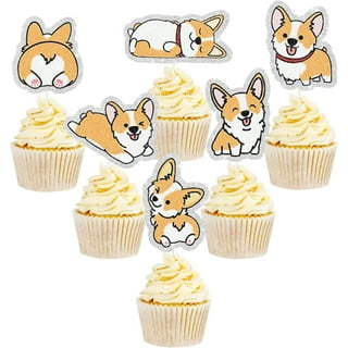 Corgi hotsell cupcake toppers