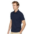 thumbnail image 3 of Lacoste Men's Short Sleeve Paris Polo Medium Navy Blue, 3 of 3