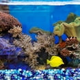 thumbnail image 5 of QZS Vase Fillers Beads,Flat Glass Marbles,Blue Mixed Gemstone Vase Fillers Beads,Decorative Glass Pebbles,Floral Fish Tank Rocks for Vases,Table,Scatter,Aquarium Decor,0.66lb, 5 of 7