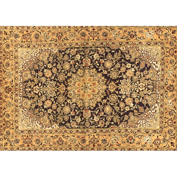 Ahgly Company Indoor Rectangle Persian Brown Traditional Area Rugs, 2' x 3'