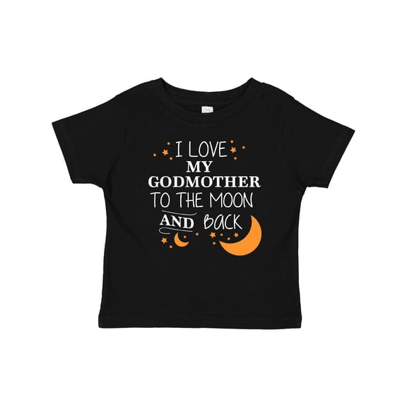 Inktastic I Love My Godmother to the Moon and Back Boys or Girls Baby T-Shirt