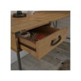 thumbnail image 3 of Bush Furniture Ironworks 60 L-Shaped Desk Bundle Vintage Golden Pine IW027VG, 3 of 8