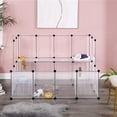 thumbnail image 2 of Playpen SONGMICS con forma de conejillo de indias con rampa para animales pequeños, color blanco, 2 of 8