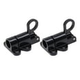 thumbnail image 1 of Xingzhi 2pcs/set Cabinet Pull Ring Spring Load Automatic Door Hasp Lock Black 2 pcs, 1 of 1