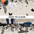 thumbnail image 4 of Spring Botanical Outdoor Rug 3x5 Ft, Non Slip Washable Area Rug, Black Eucalyptus Butterfly Rustic Patio Rugs Carpet Runner, Large Floor Mat for Indoor/Outdoor Deck Porch Camping, 4 of 8
